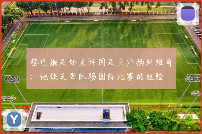 黎巴嫩足协点评国足主帅扬科维奇：他缺乏带队踢国际比赛的经验