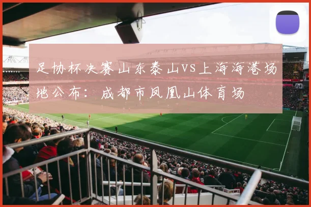 足协杯决赛山东泰山vs上海海港场地公布：成都市凤凰山体育场